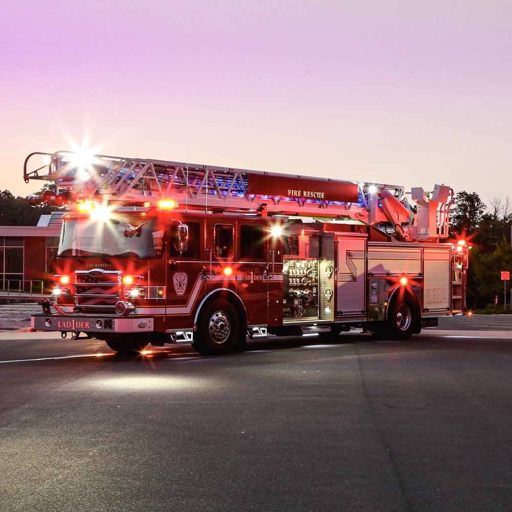 Emergency apparatus lit with Whelen lighting